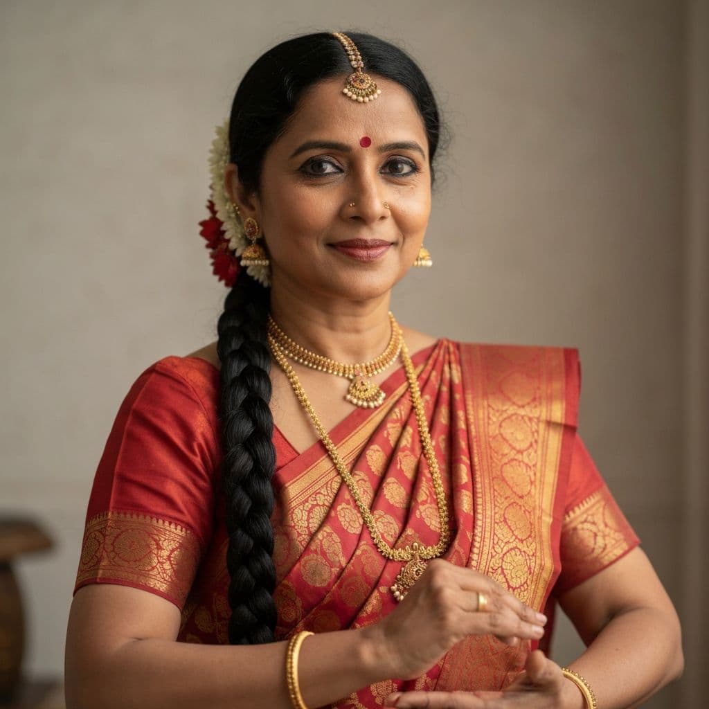 Smt. Raga Sindhuja Ghattamaneni, founder and guru of Ragamayuri School of Dance