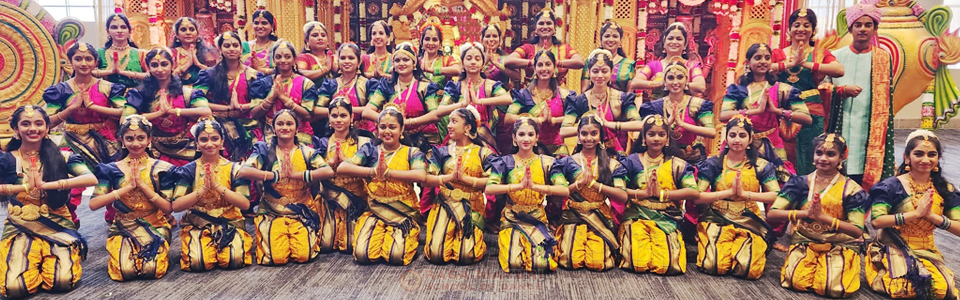 Raga Mayuri students performing classical dance